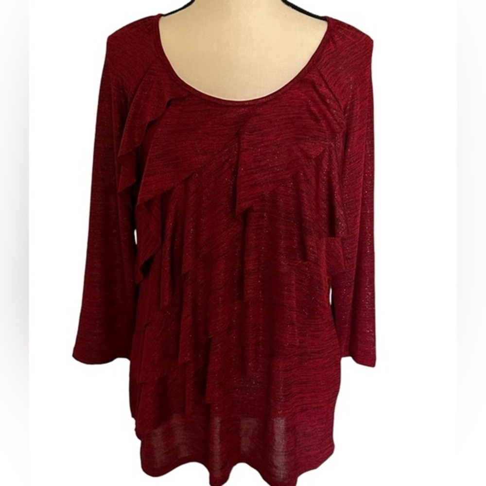 Notation size L layered top red
